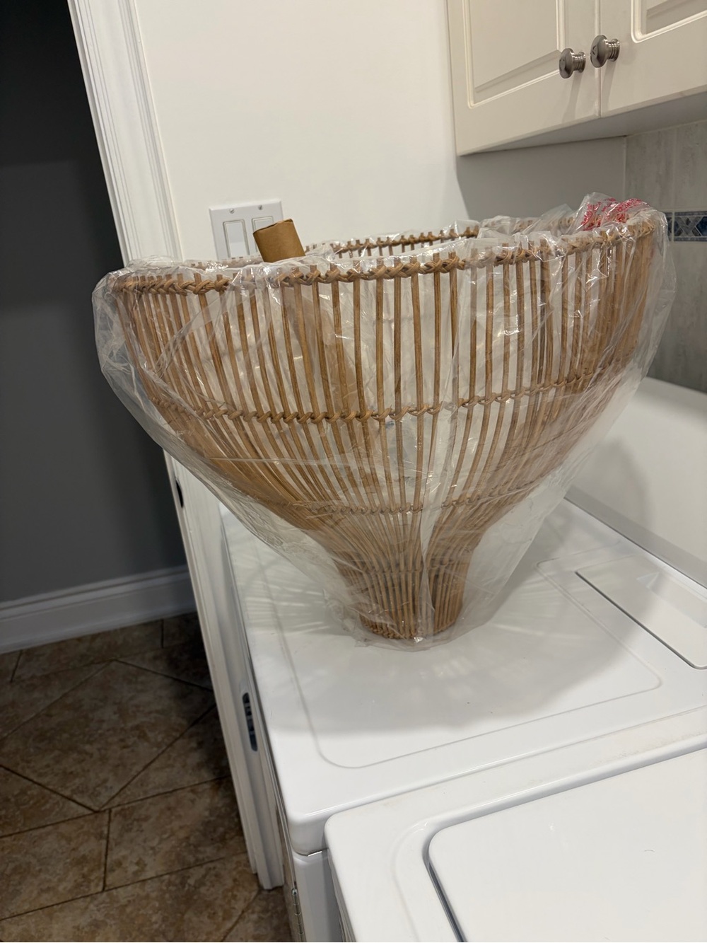 Natural Rattan Pendant Lantern - Neutral
